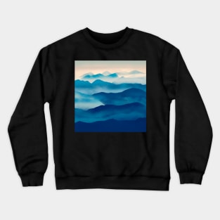 Blue Mountains and Mist Crewneck Sweatshirt